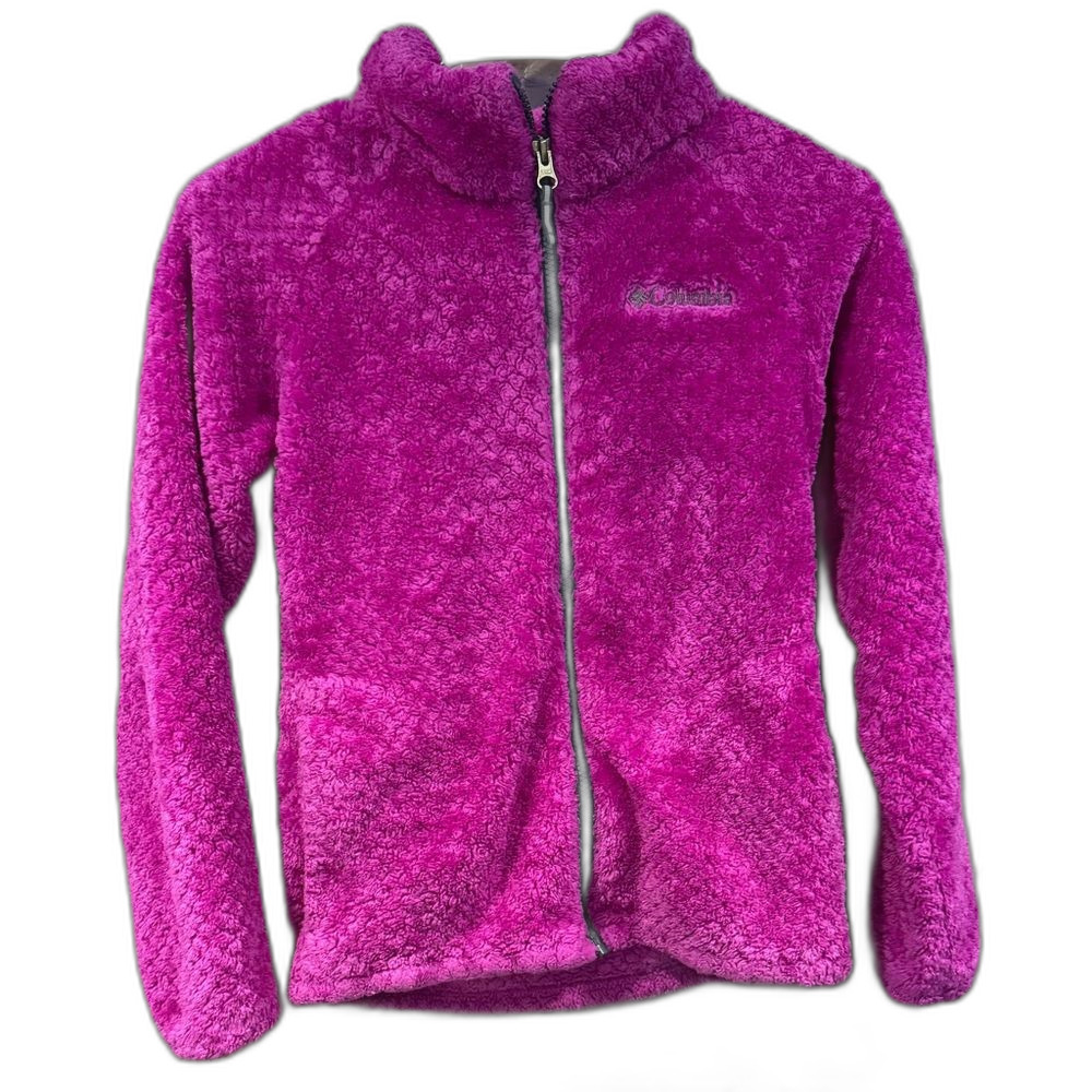 Columbia Fleece Zip Up Sweater Jacket - L